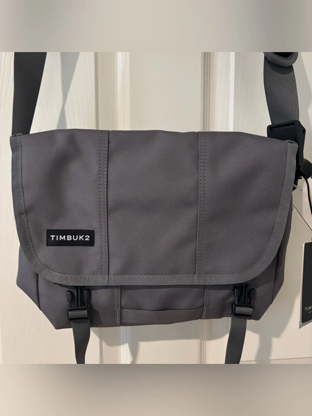 Timbuk2 Slate Gray Classic Gunmetal Messenger Bag